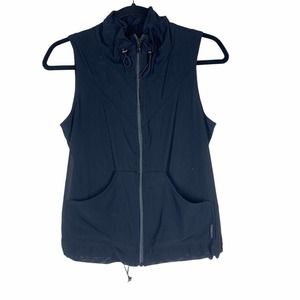 Koral Activewear Black Incline Vest Mesh Detail sz Small